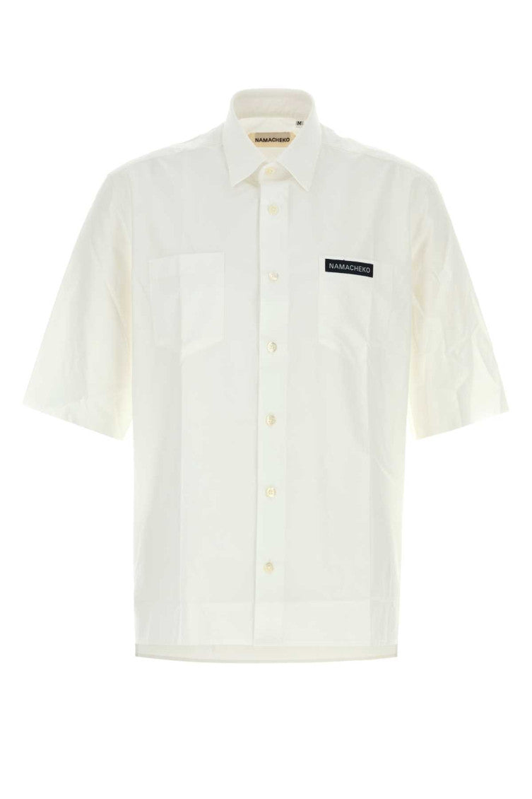 White poplin Guardia shirt  1