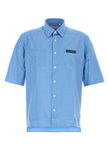 Cerulean blue poplin Guardia shirt  1