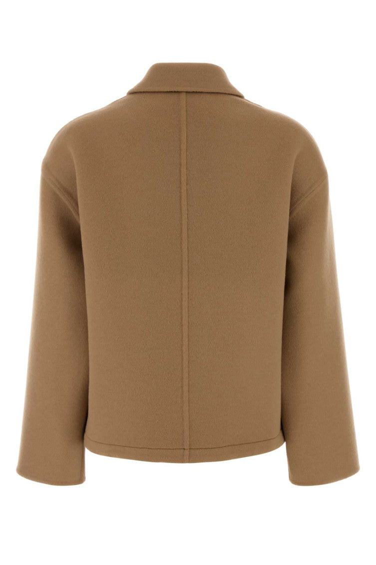 Beige Solid Jacket 2