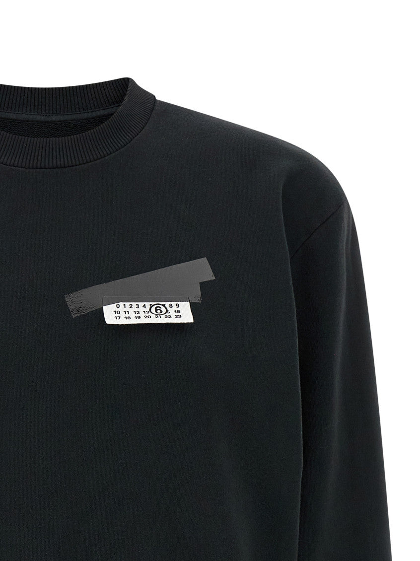 Black 'Numeric signature MM6' sweatshirt 3