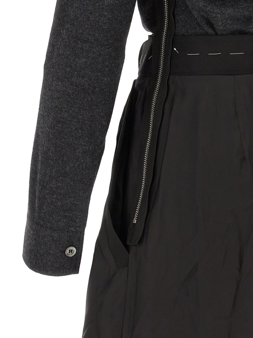 Grey Shirt Midi Dress 4