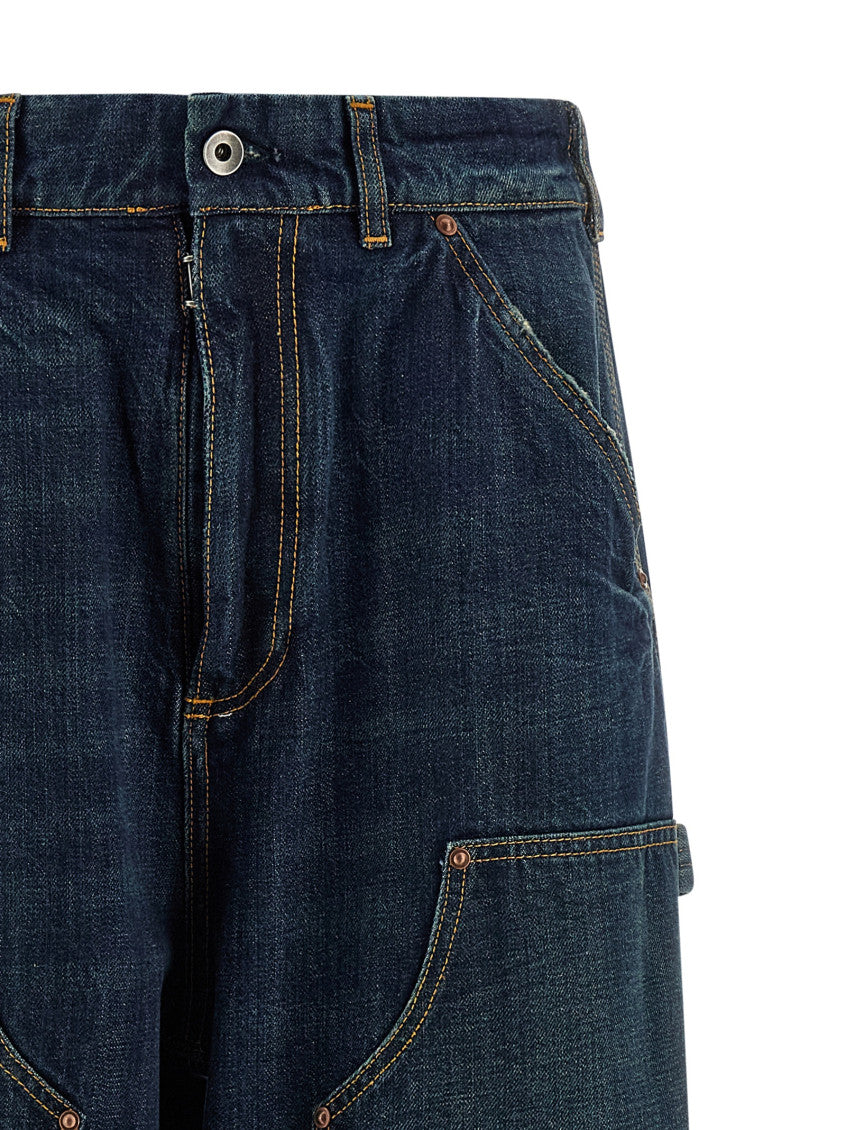 Blue Denim cotton jeans 3