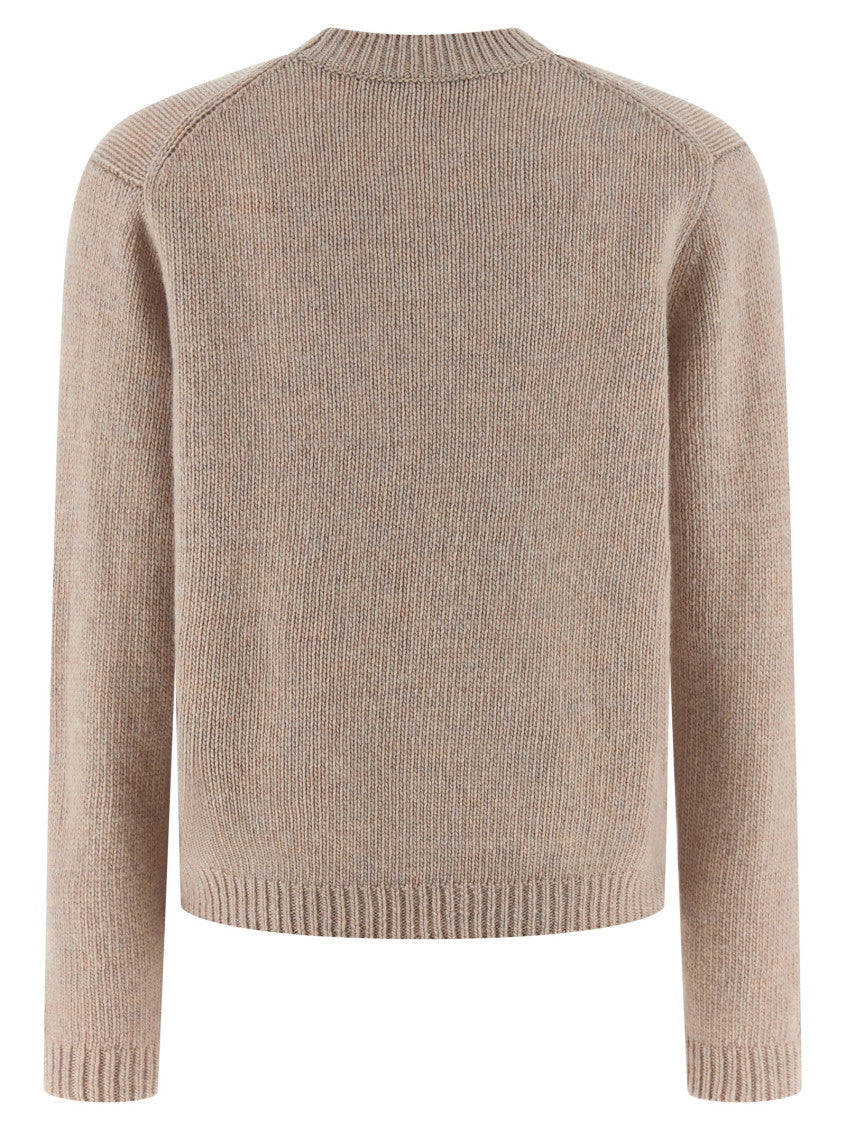 Beige 'Dressed Fox' sweater 2