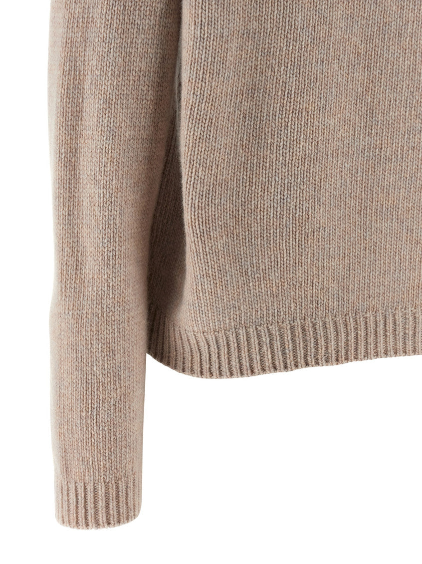 Beige 'Dressed Fox' sweater 4