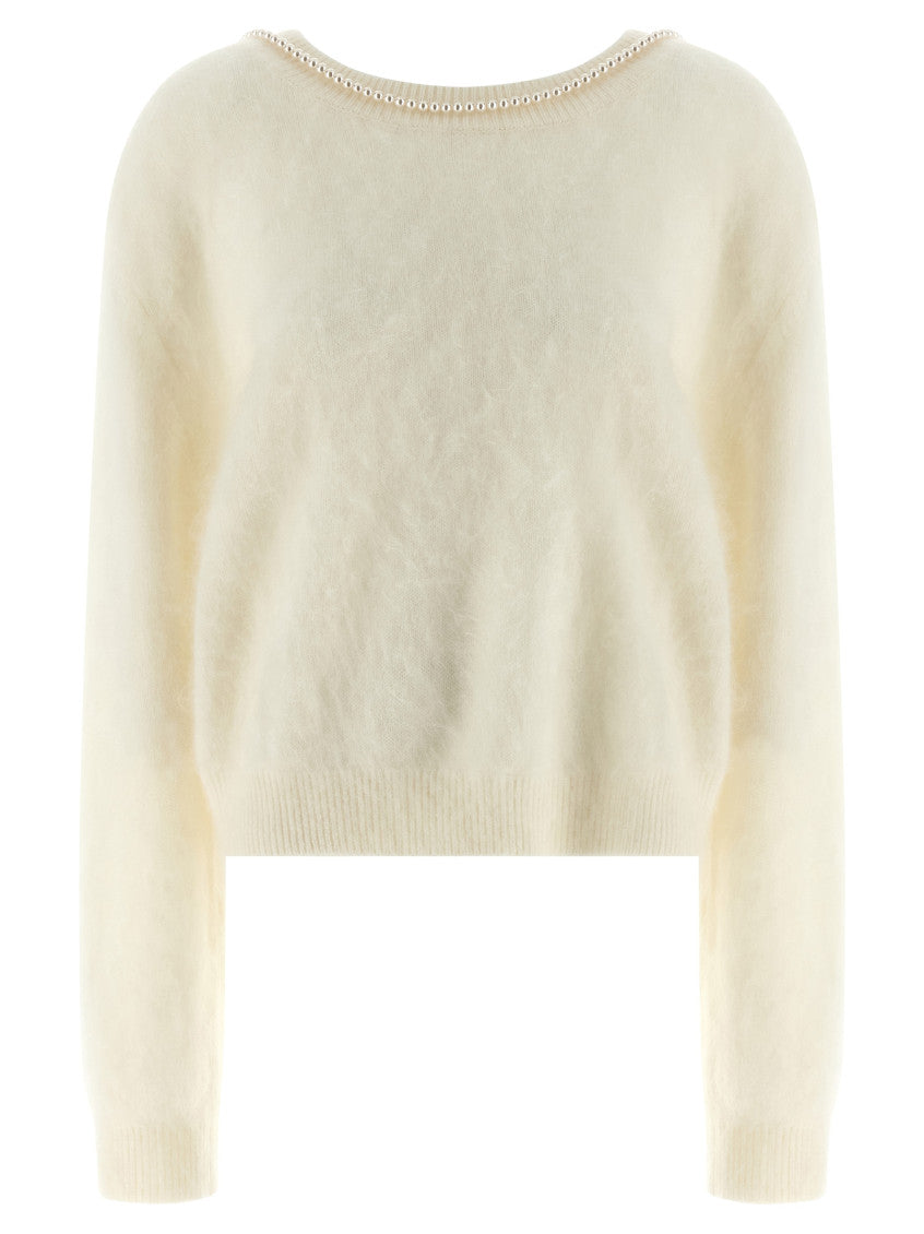 White 'Solène' sweater 1
