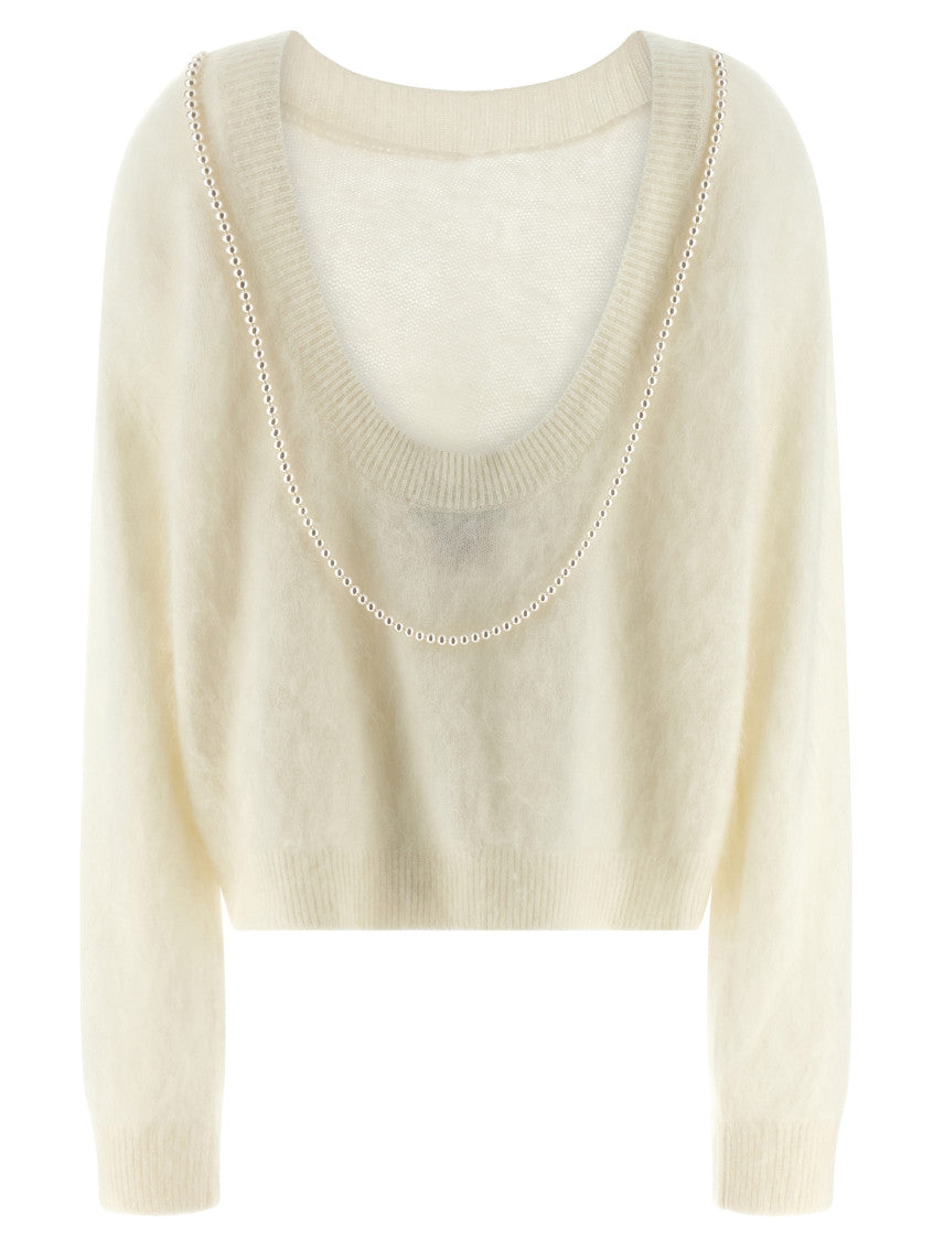 White 'Solène' sweater 2