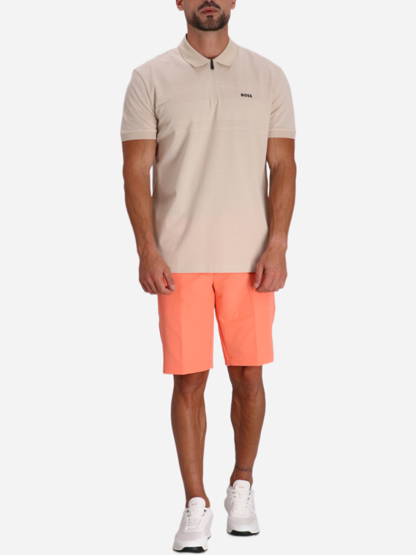Beige Regular Fit  Logo Polo 5