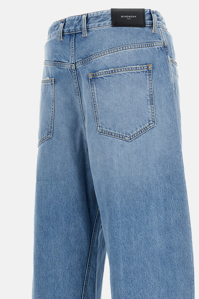 Sky Blue Relaxed Fit Jeans 4