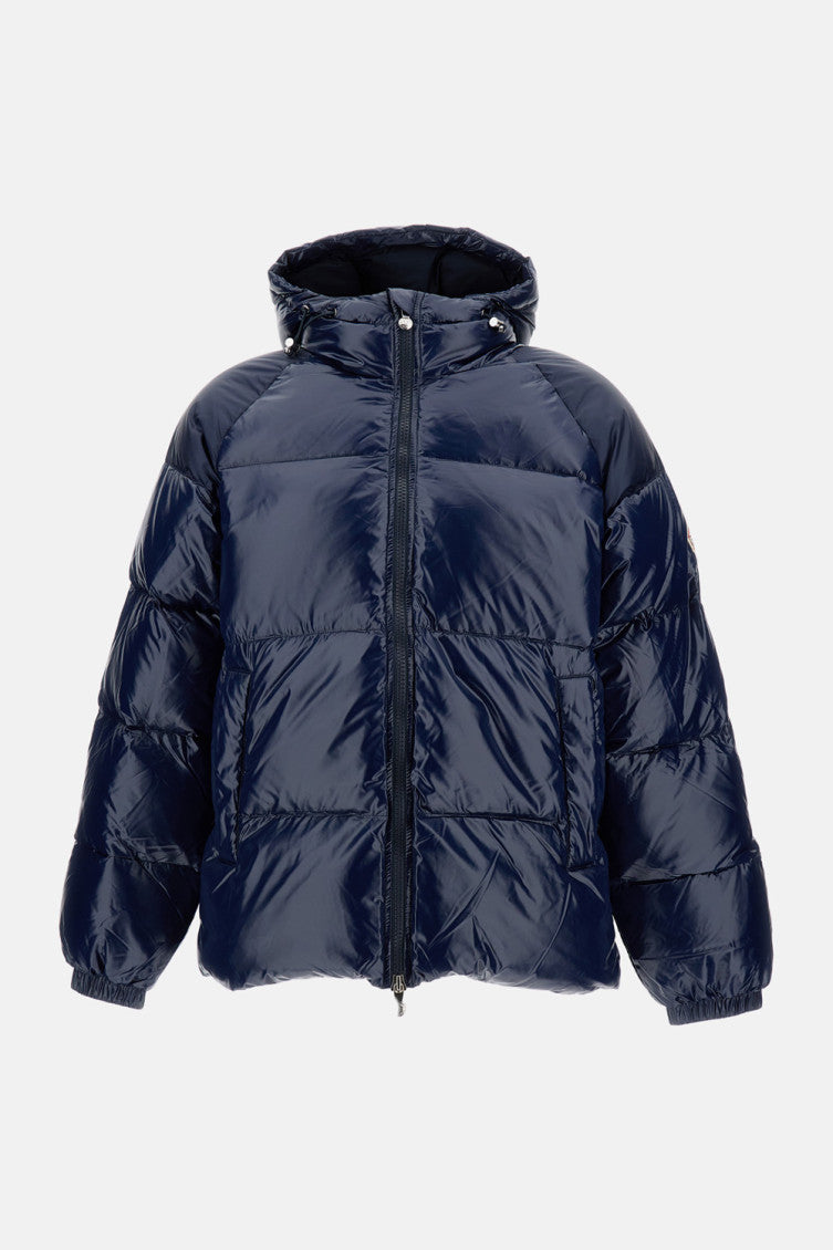 Navy Blue Quilted Jacket 1