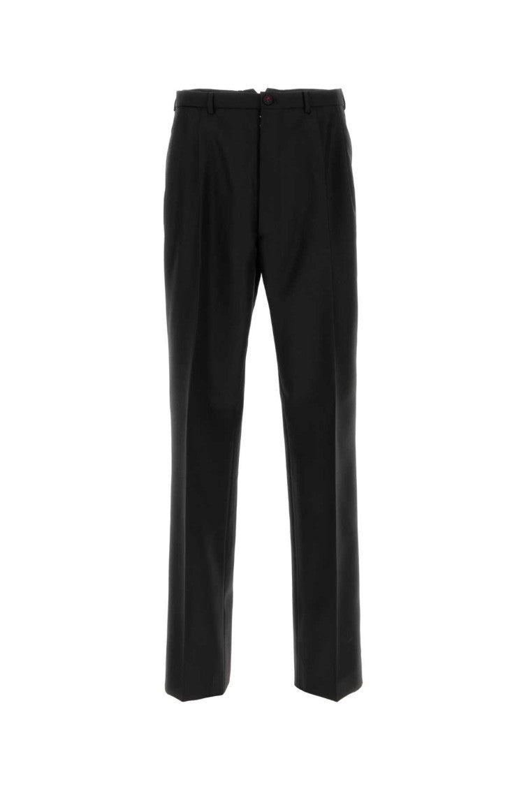 Black wool blend pant  1