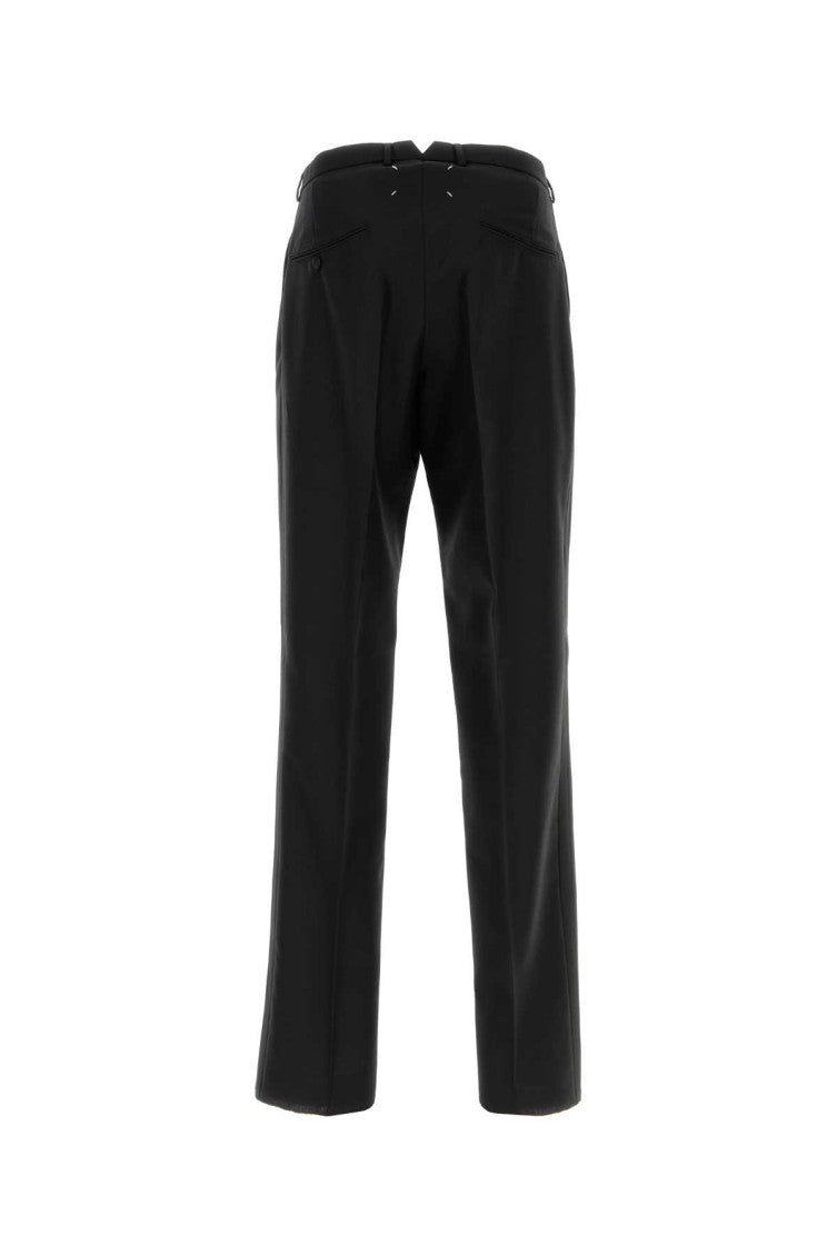 Black wool blend pant  2