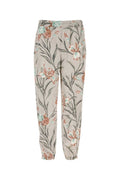 Multicolor Printed Satin Pant 1