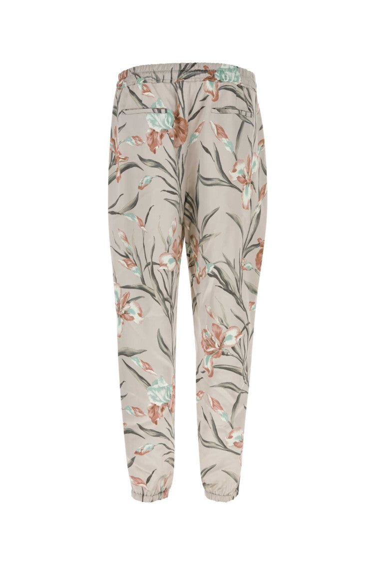 Multicolor Printed Satin Pant 2