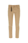 Beige stretch cotton pant 1