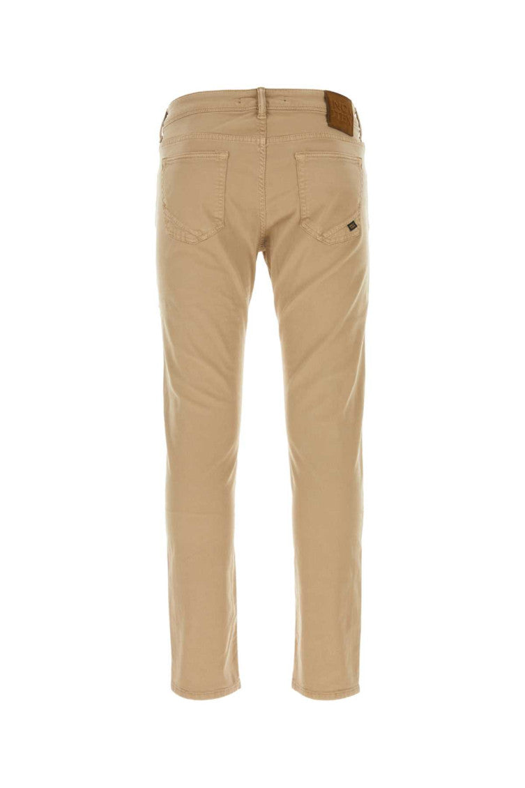 Beige stretch cotton pant 2