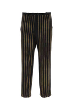 Black viscose blend pant 1