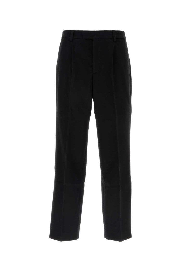 Black felt pant 1