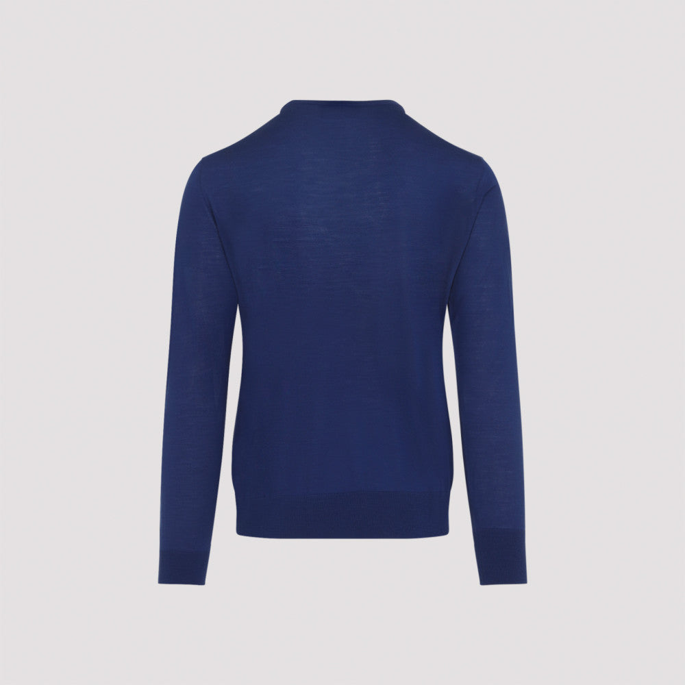 Royal Blue Wool Sweater 4