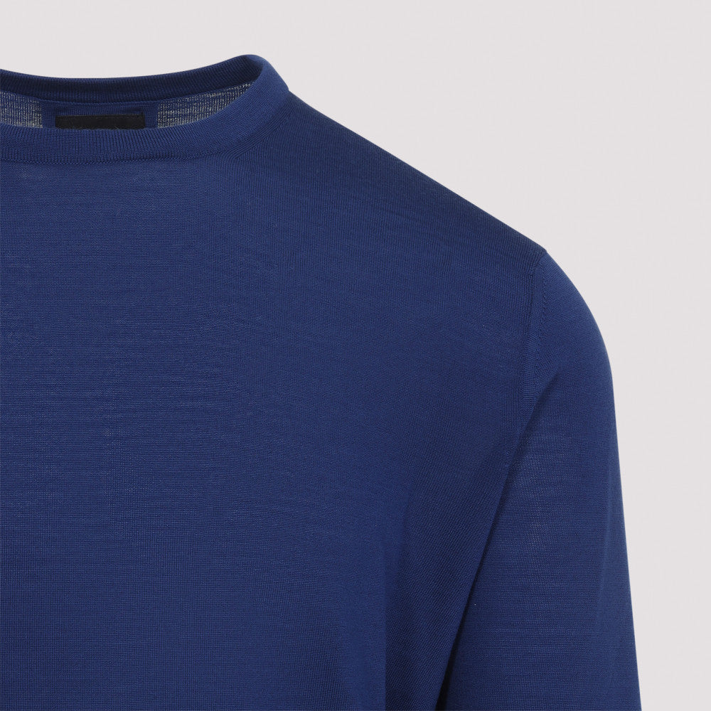 Royal Blue Wool Sweater 5