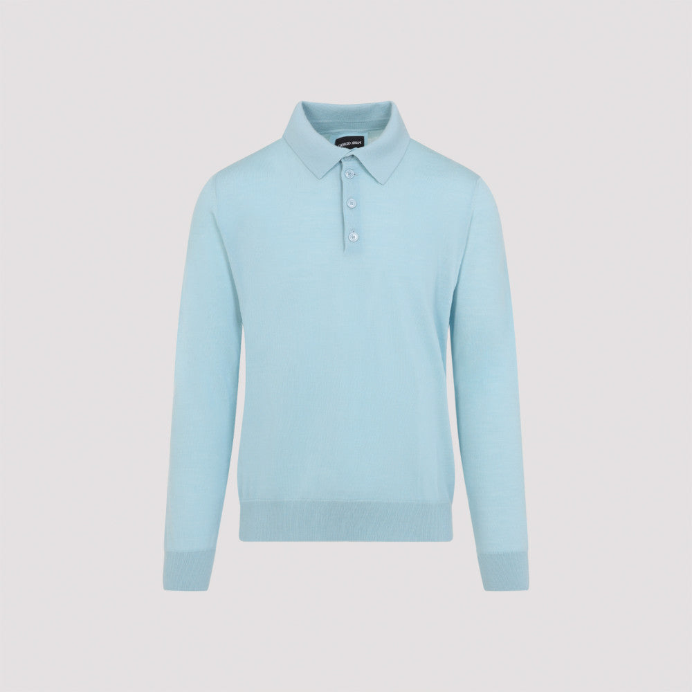 Aqua Polo Sweater 2