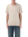 Beige Cotton T-Shirt 1
