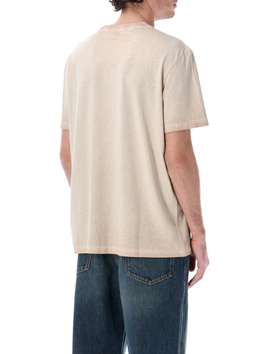 Beige Cotton T-Shirt 2
