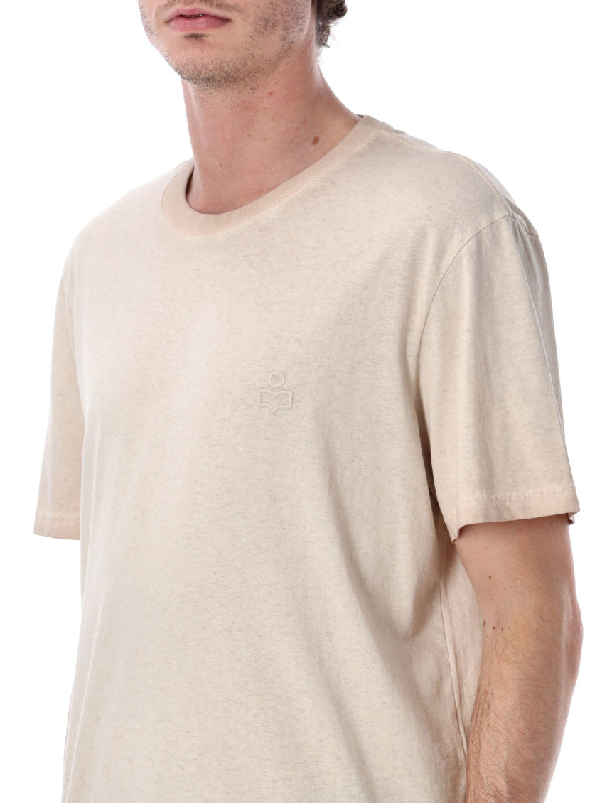 Beige Cotton T-Shirt 3
