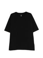 Black Round Neck Printed T-Shirt 1