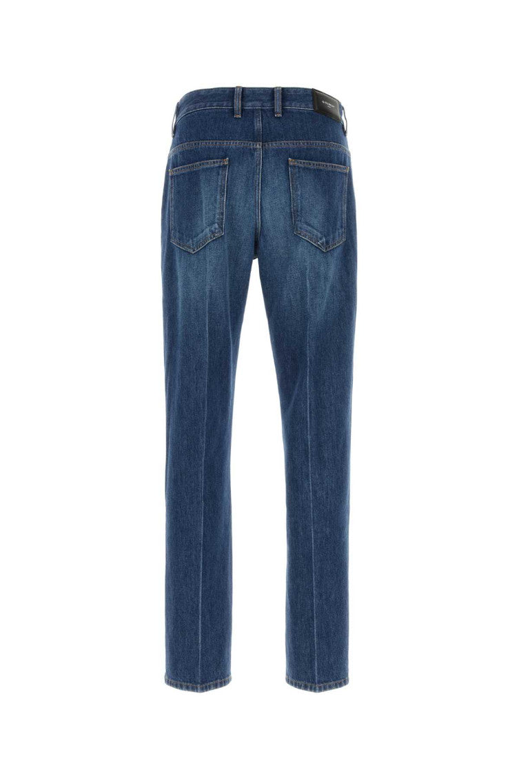 Blue Straight Fit Jeans 2