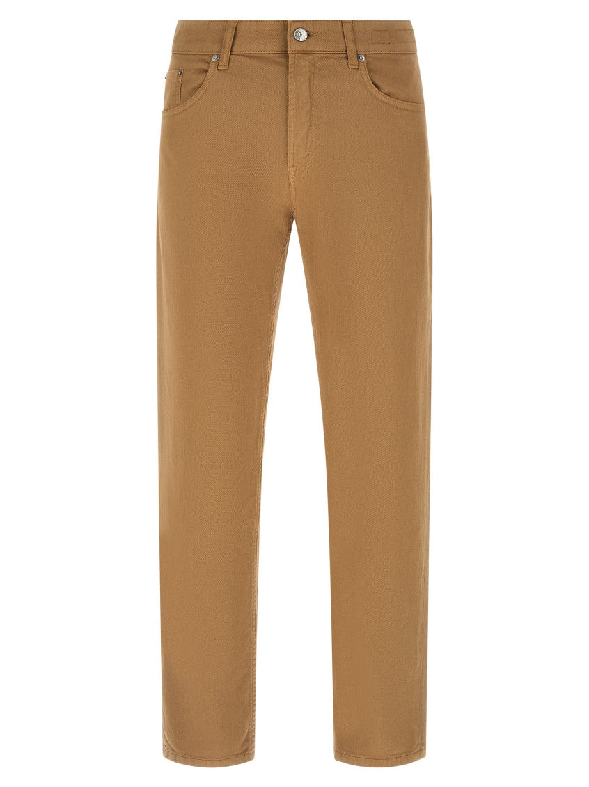 Beige Denim Jeans 1