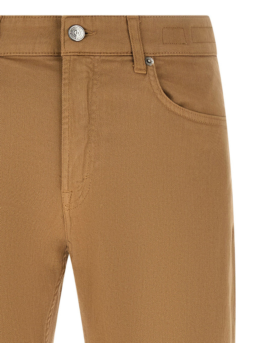 Beige Denim Jeans 3