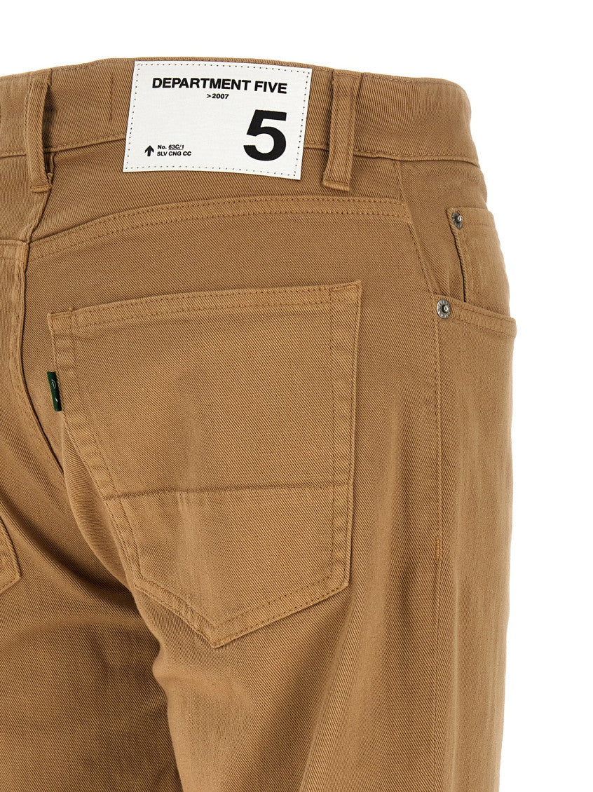 Beige Denim Jeans 4