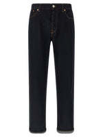 Dark Blue Denim Jeans 1