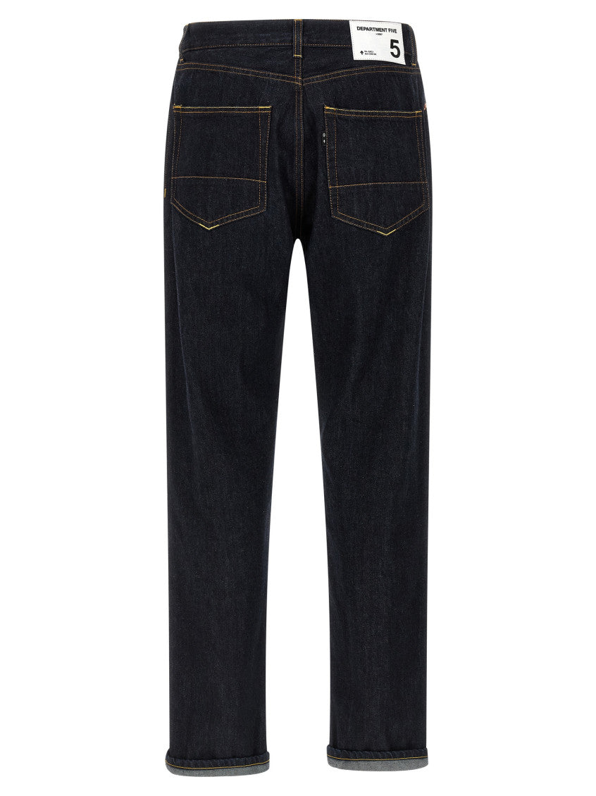 Dark Blue Denim Jeans 2