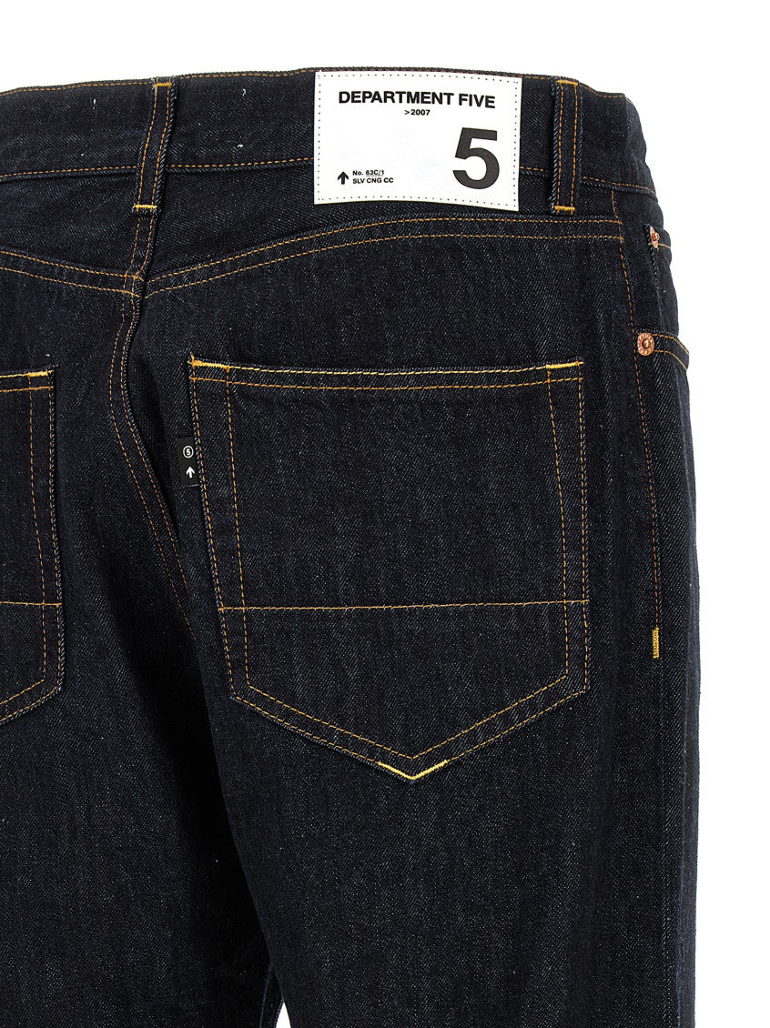 Dark Blue Denim Jeans 4