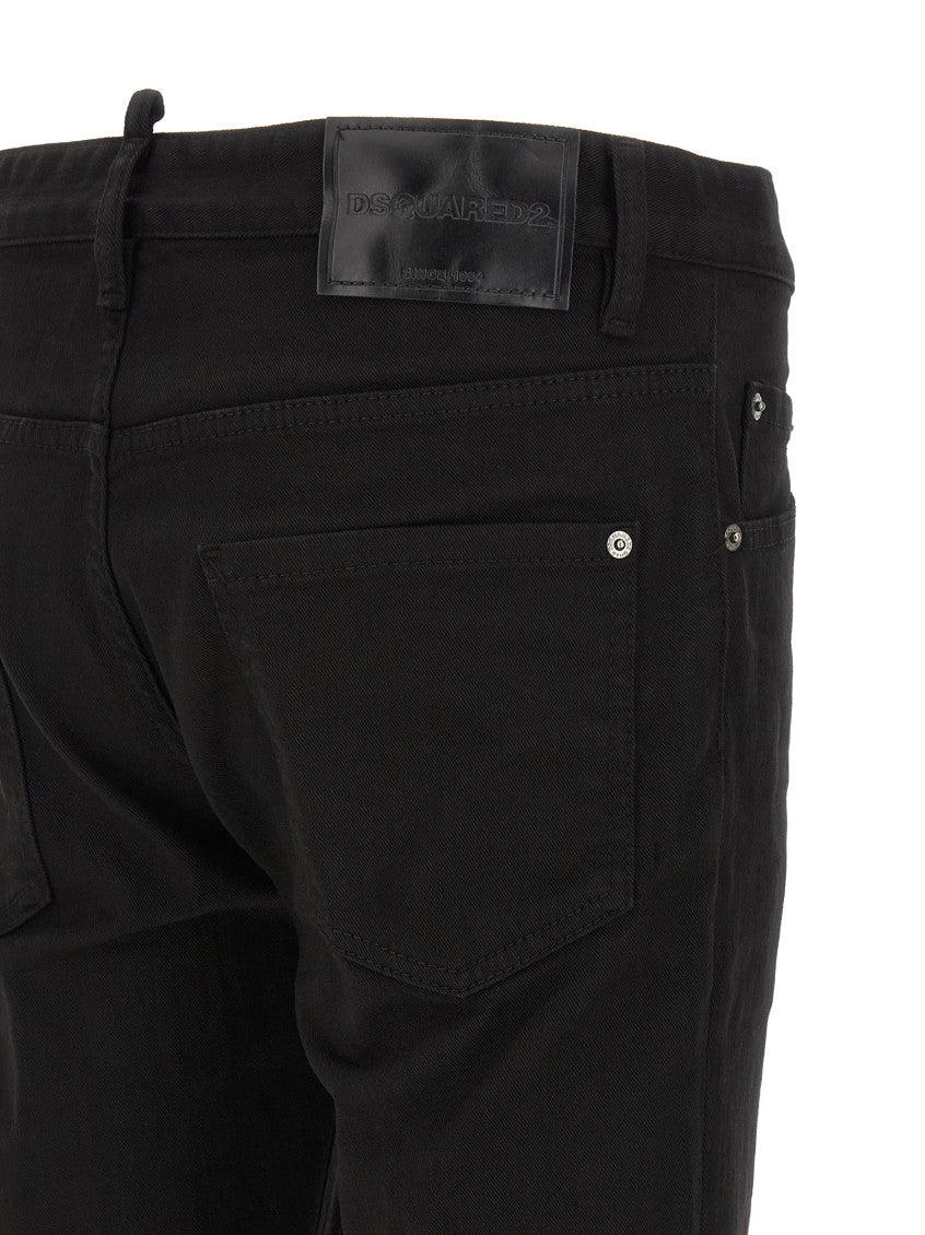 Black Straight Leg Jeans 4