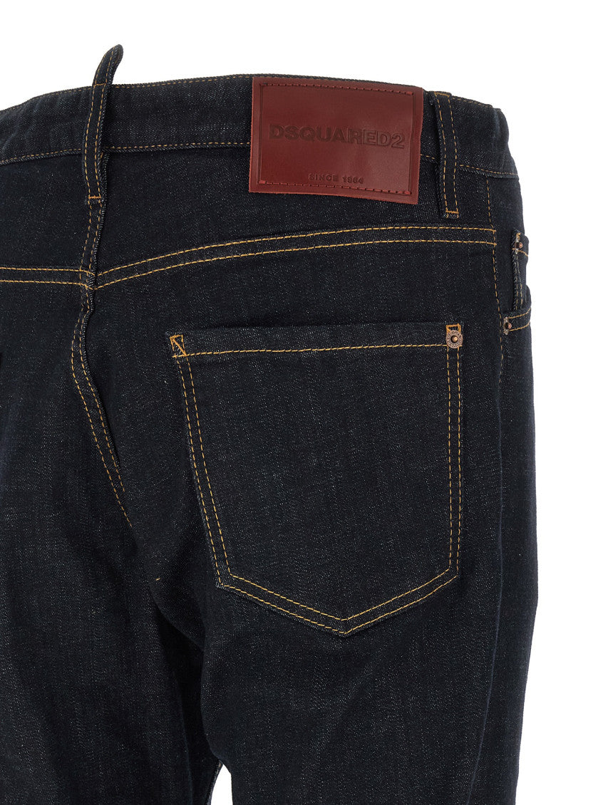 Dark Blue Denim Jeans 4