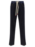Navy Blue Relaxed Fit Jeans 1