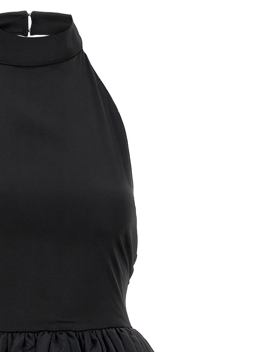 Black 'Satin Taffeta Maxi' Dress 3