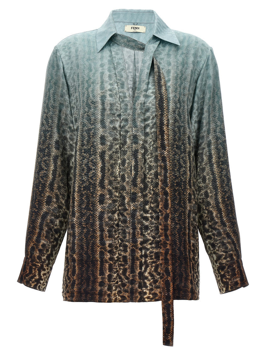 Multicolor Animal print shirt 1