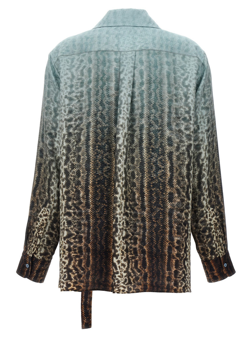 Multicolor Animal print shirt 2