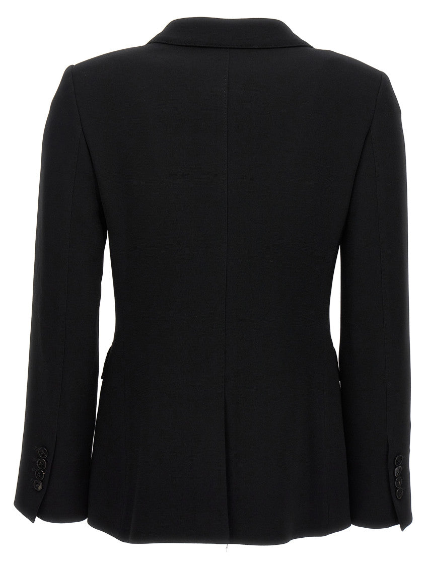 Black Double-breasted Blazer 2