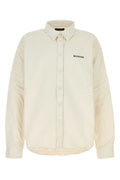 Ivory denim oversize shirt  1