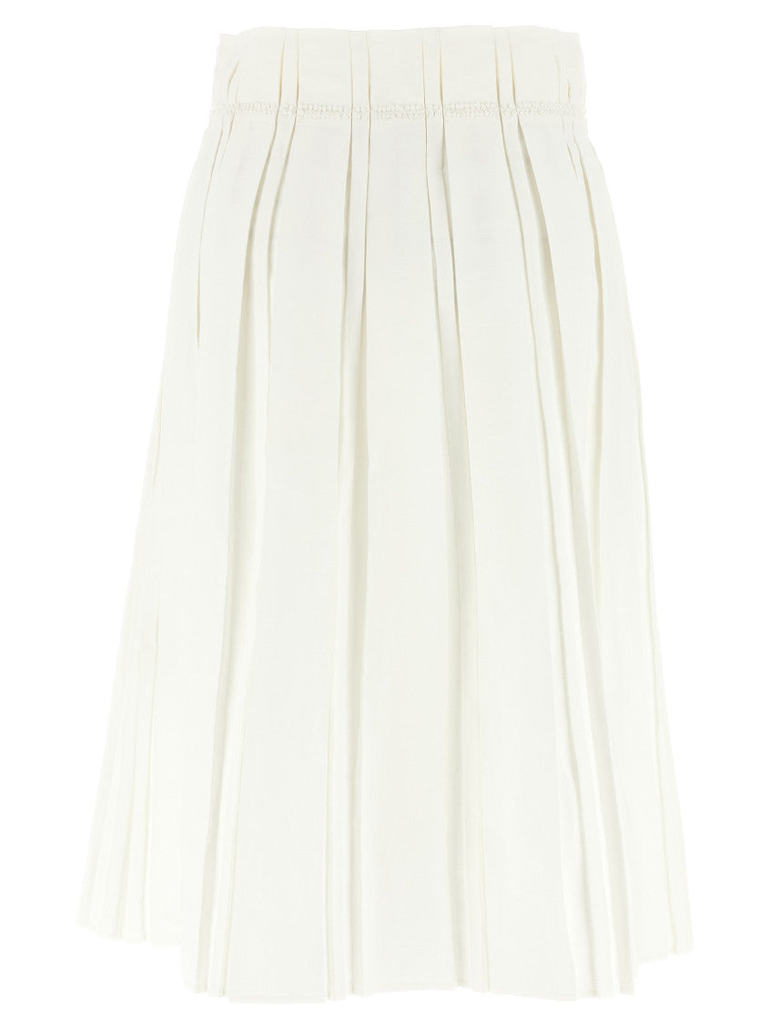 White Midi skirt 2