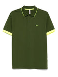 Green Polo shirt with logo 1