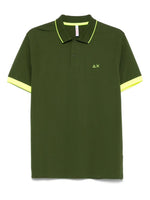 Green Polo shirt with logo 1