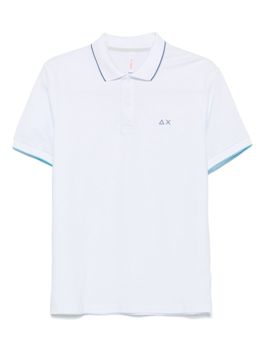 White Polo shirt with logo 1