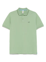 Green Polo shirt with logo 1