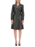 Black Solid Notched Lapel Jacket 1