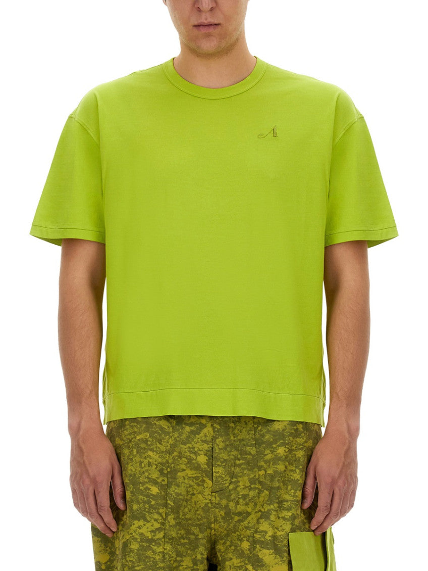 Green Crew Neck T-Shirt 1